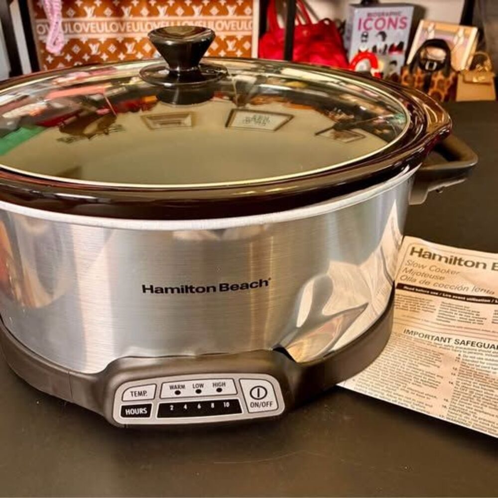 Hamilton Beach 6 Quart oProgrammable Slow Cooker NIB
